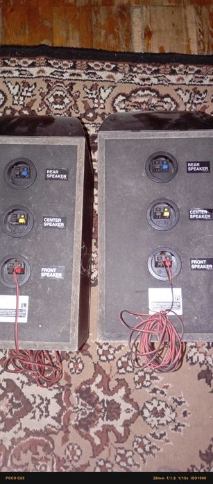 колонки от музыкального центра Sony.