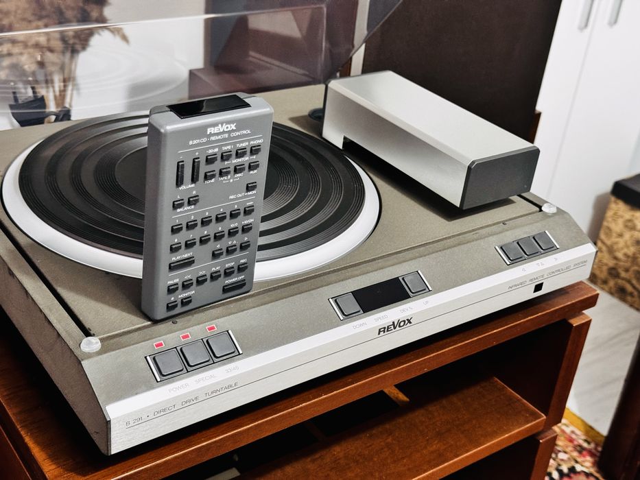 Pick-up REVOX B291 cu senzor de telecomandă, doză ELAC,sunet calitativ