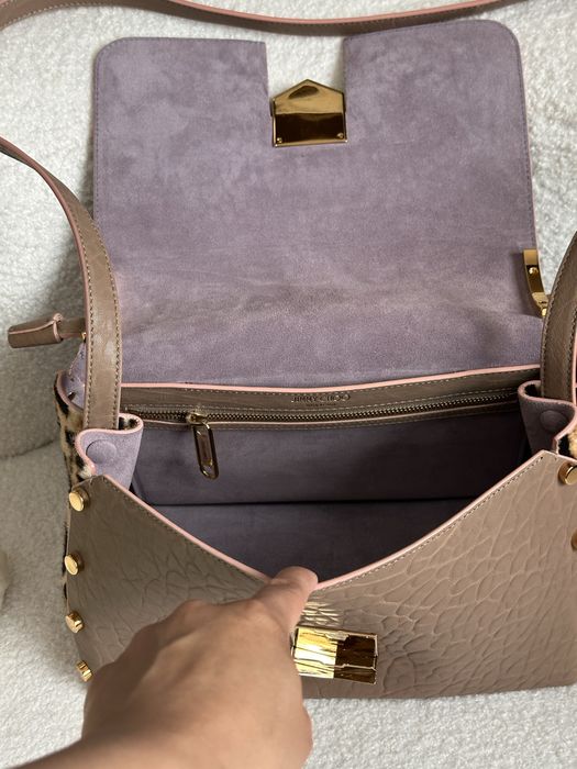Кожаная сумка Jimmy Choo