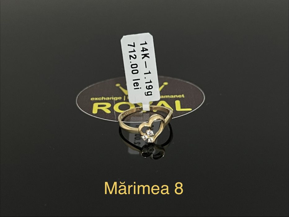 Bijuteria Royal CB : Inel dama aur nou 14k 1,19gr