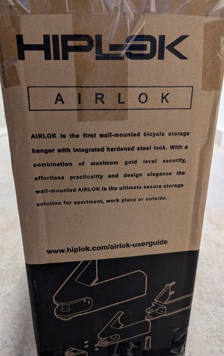 AIRLOK Diamond Wall Mount Bike Hanger (Antifurt+Suport perete) SIGILAT