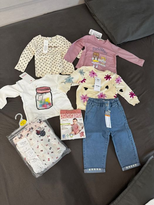 Дрехи за момиче 80 и 86см