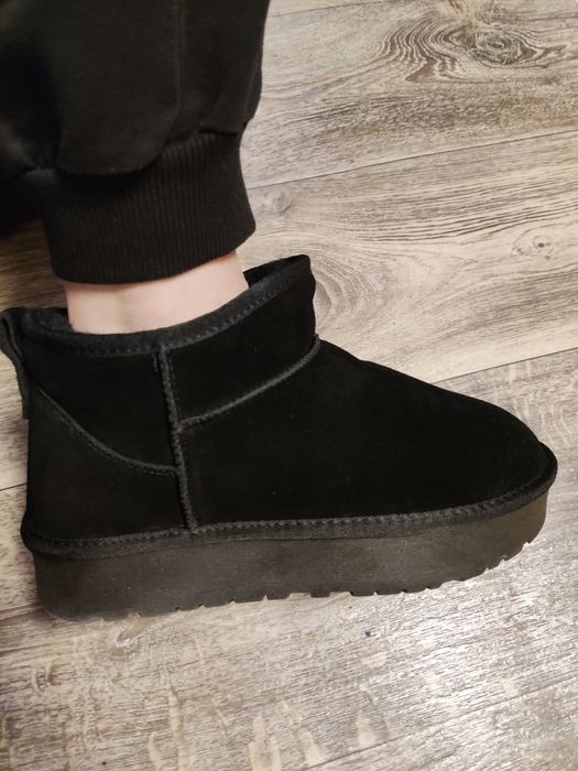 Черные угги натуралка