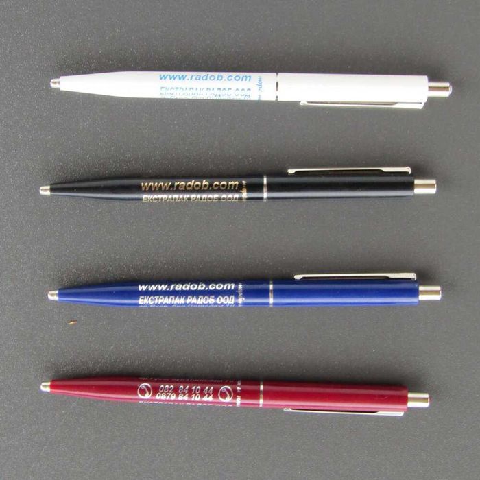 Рекламни химикалки с GOLD печат с вашето лого