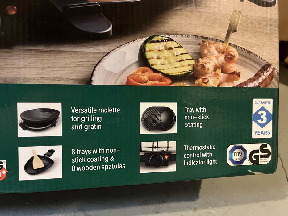 Gratar electric grill raclette 8 persoane. Nou!