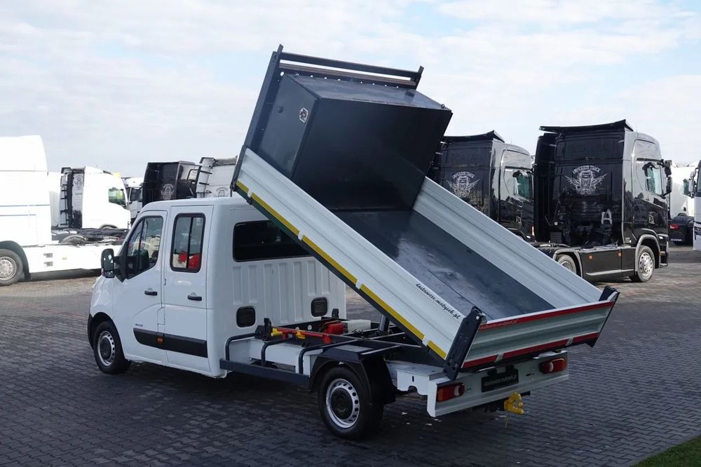 Renault MASTER / DCI 135 / BASCULATOR / CAMION CU OPȚIUNI 7 LOCURI / MANUAL