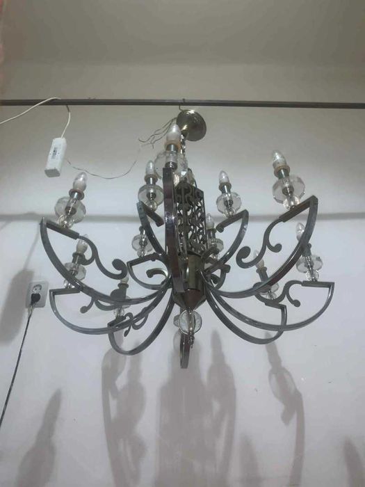 Candelabru cu 12 brate din inox