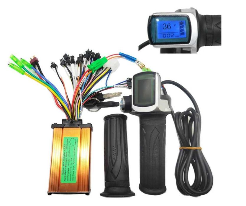 acceleratie cu maner display si contact trotinete,biciclete electrice