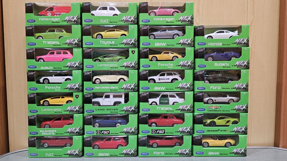 Hotwheels и Welly Nex Models 1:60-64