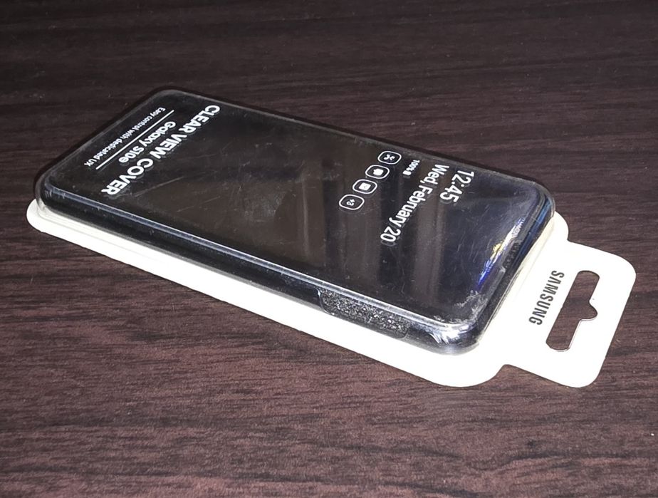 Husa flip smart activa originala Samsung Clear View Cover S10e G970