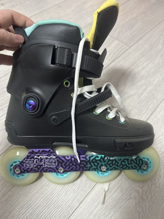 Role Powerslide NEXT Multicolor 80, mărimea 40–41