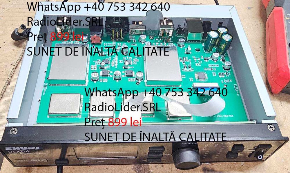 Wireless microfon SHURE ULXD4 BETA 58A + case cadou PLATĂ MARE