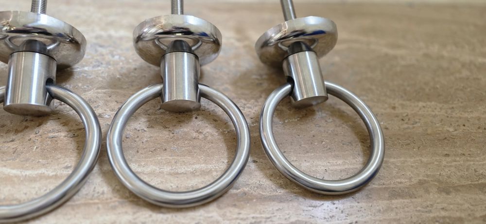 Inele/Manere Cavou, inox brut, calitate superioara