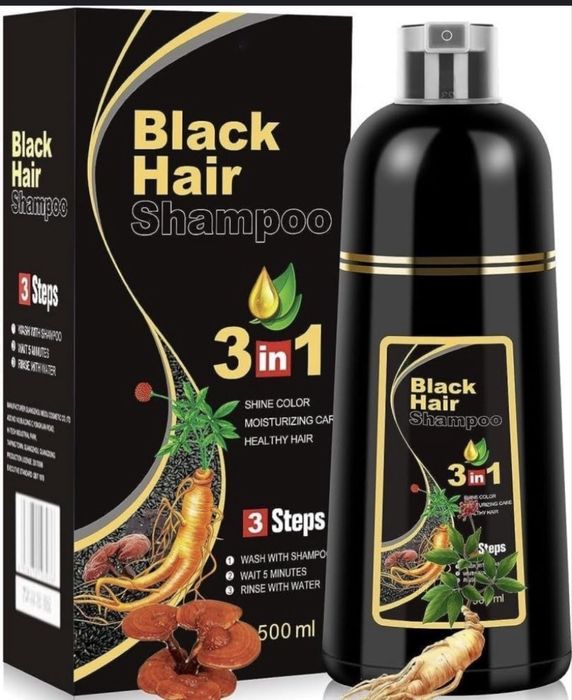 blach hair shampoo
