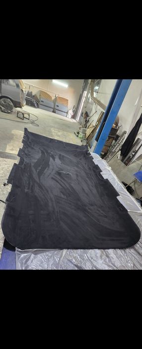 Retapitare plafon stalpii si fețe de usa