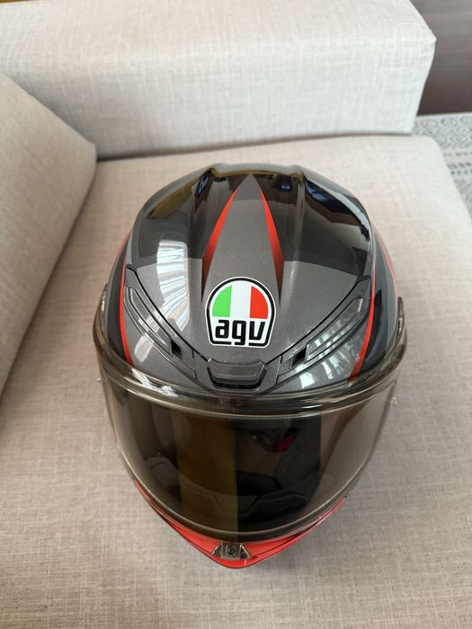 Casca moto AGV K6S marimea L + viziera heliomata