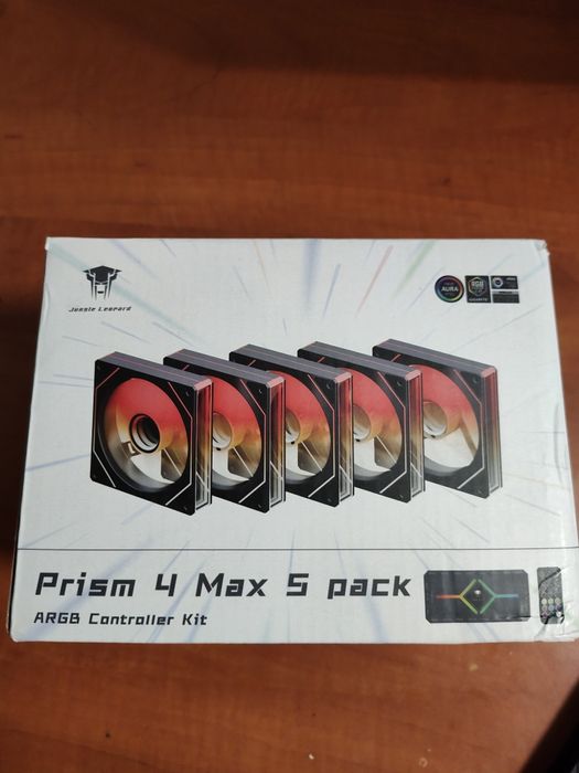 Set ventilatoare argb 5 pack ,black,controller,remote,infinity mirror!