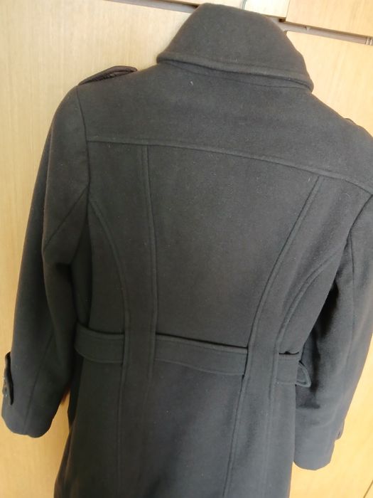 Марково вълнено палто,дамско,шоколадово кафяво