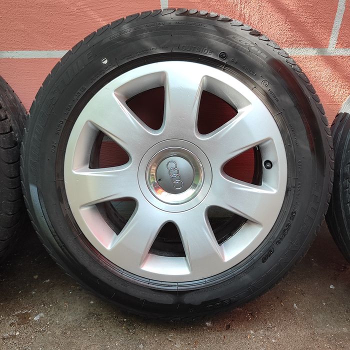 Джанти с гуми5х12  ЕТ42  централен отвор 57.1  7J  16/205/60