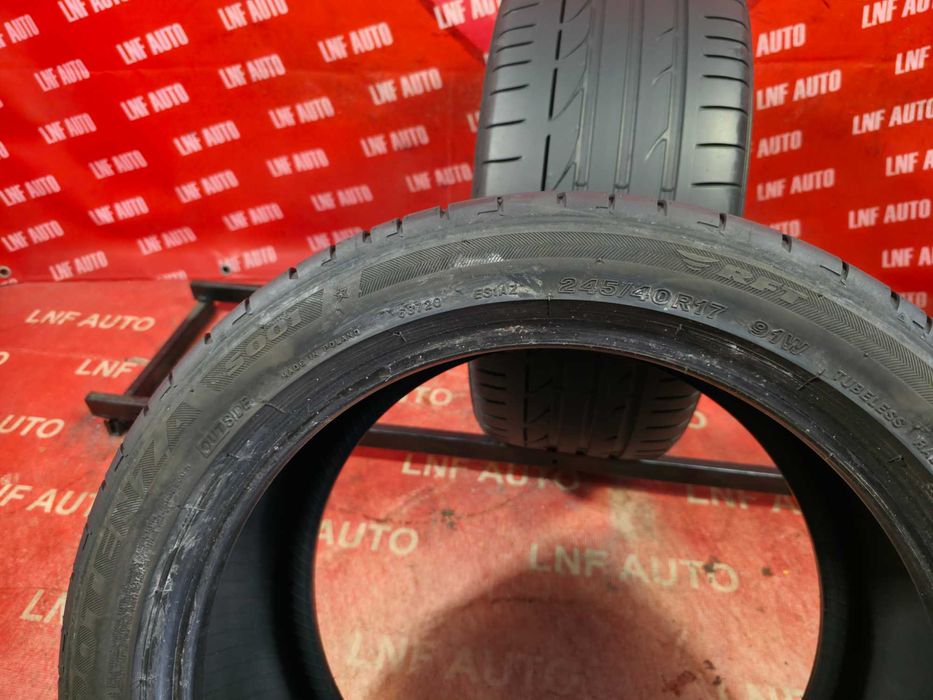 Anvelope de VARA - 245/40/17 - BRIDGESTONE - 5.6 MM - DOT 2016 RFT !