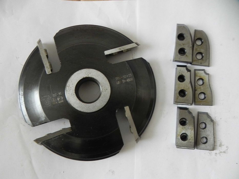 Freza pentru tablie cu 4 cutite amovibile diametru 200mm 4 modele