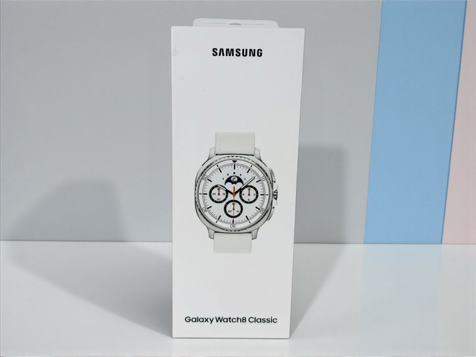 НОВ! Samsung Watch 8 Classic LTE 46mm White 2г. Гаранция!