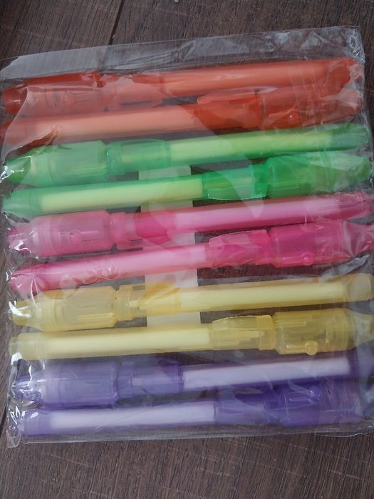 Химикал, маркер с невидимо мастило и с фенерче