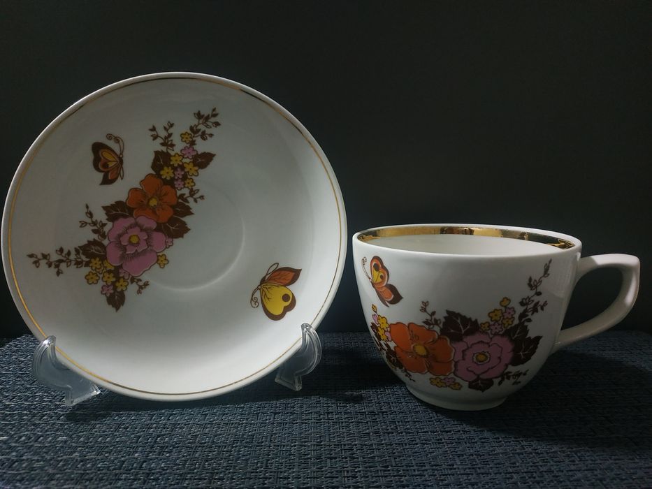 Чайные  пары- гиганты. Винтаж.
