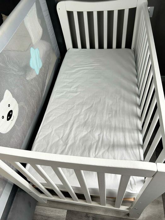 Pat bebe 120x60 folosit 3 ori maxim
