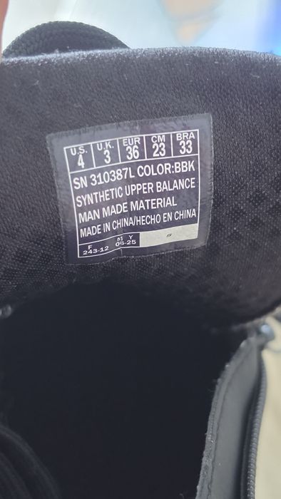 Adidași Skechers Uno Lite – Easy Zip, măr. 36 EUR (copii), negru