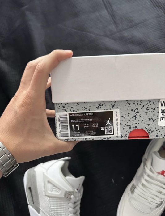 Jordan 4 Retro White Oreo