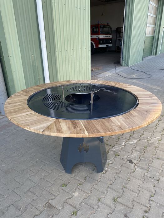 Gratar rotund plita fonta gratarean.com