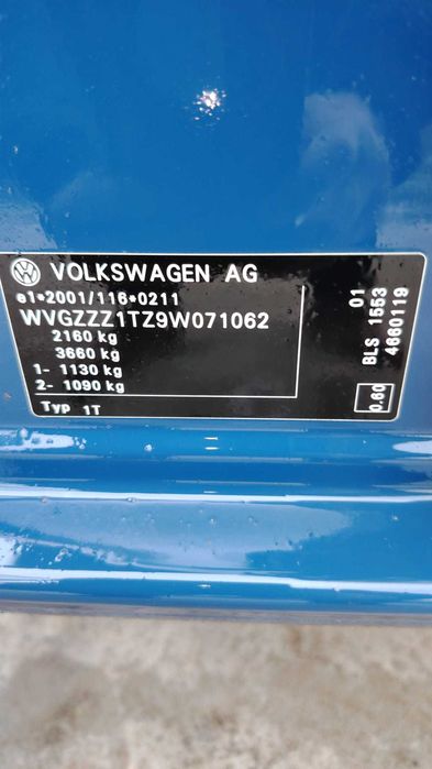 Vw Touran 1.9 TDI, 2009