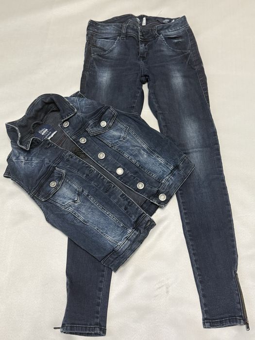 Дънки Дънков елек BERSHKA