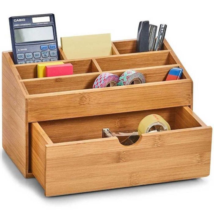 Стилен и практичен бамбуков органайзер