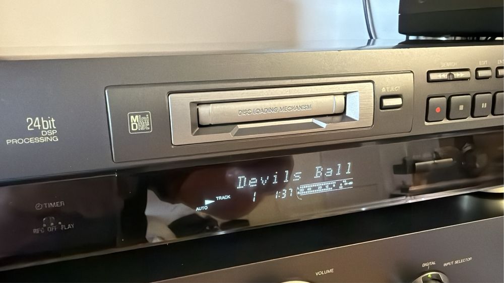 Minidisc Technics - stare impecabila, servisata de electronist
