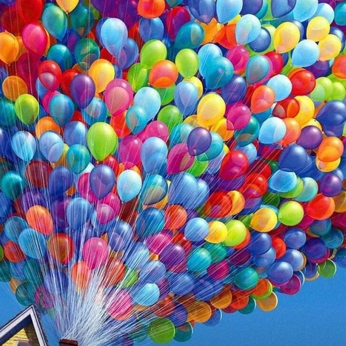 Воздушние шары Гелевые шары Uchar shar Afarmleniya