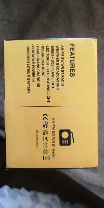 Мултифункционално радио с Bluetooth и 5 вида зареждане