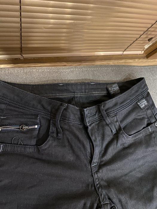 Дамски дънки G-star черни