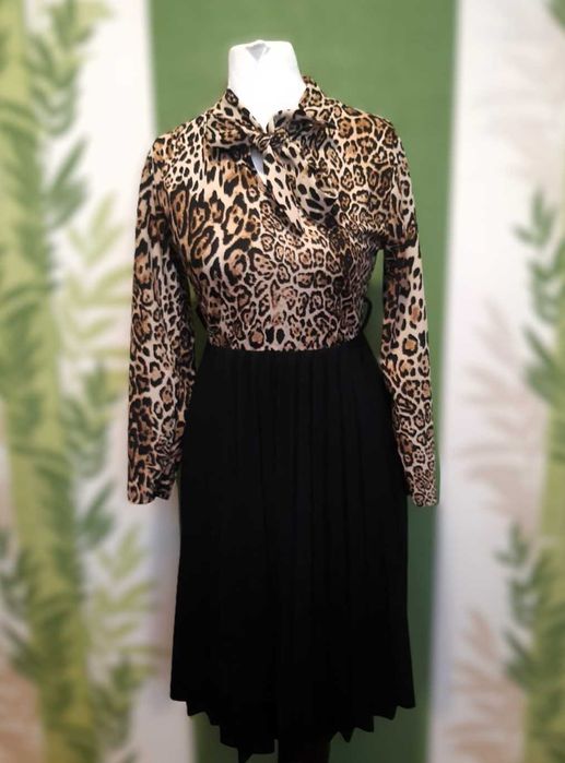 Rochie animal print, marimea S, New Collection