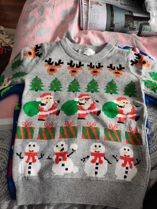 Детски коледни пуловери