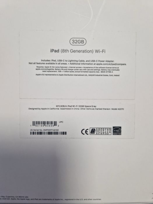 iPad8  32Gb  nou