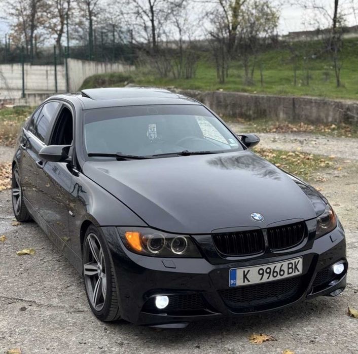 Сплитери за М-тех броня BMW E90/E91 – Черен гланц – Фейслифт - БМВ