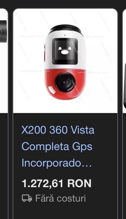 Vand camera 70 mai 360 x200 Ai comenzi vocale supraveghere parcare