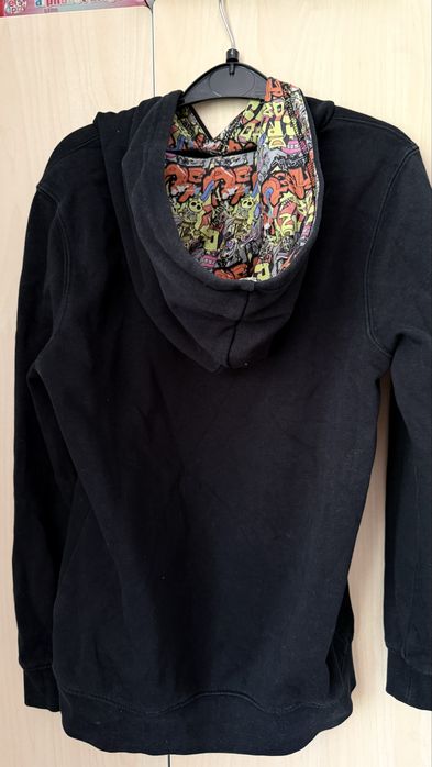 Hanorac ISilent 10-12 ani, hoodie negry copii