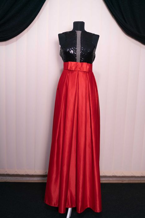 Rochie roșu negru ocazie eveniment Noua