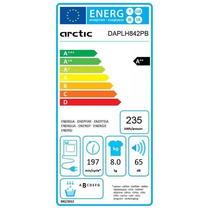 Нова сушилня с термопомпа Beko/Arctic DAPLH842PB  8 кг