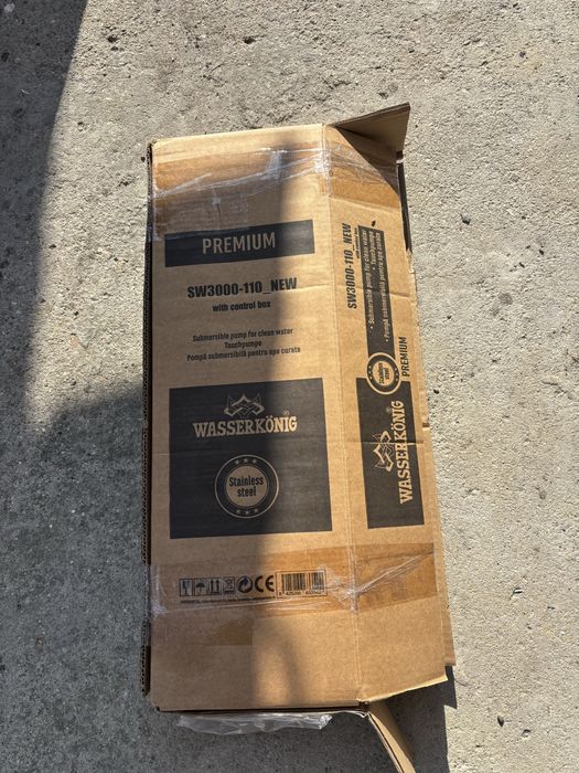 Vand pompa sumersibila pentru ape curate