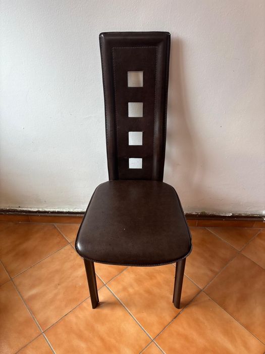 Scaune de piele  - Set 6 bucati