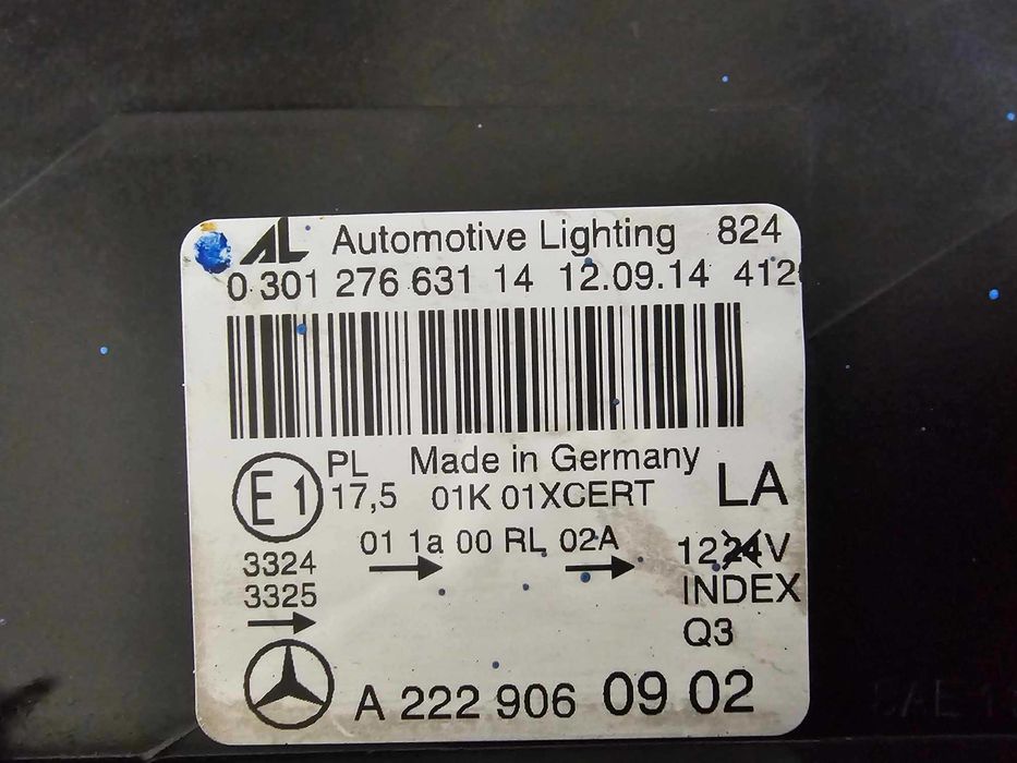 Ляв фар Mercedes S W222 lqv far мерцедес 222